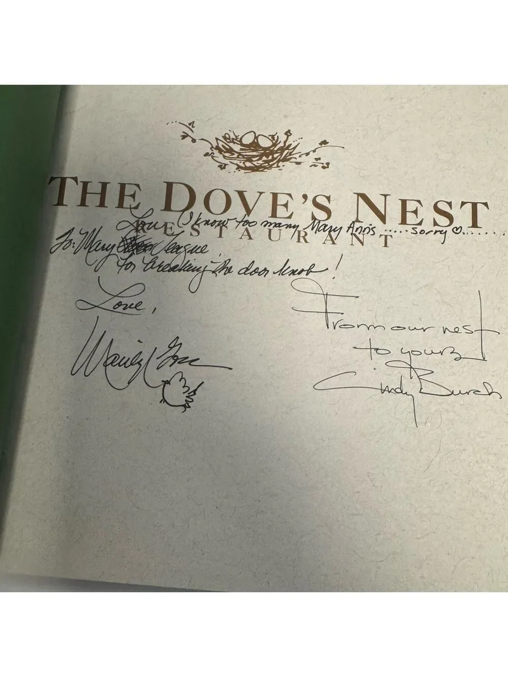 N/A dove nest